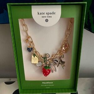 Kate Spade Gold Heart Charm Necklace